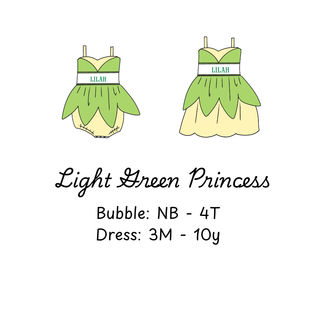 Hand Smocked Pretty As Princess Bubble