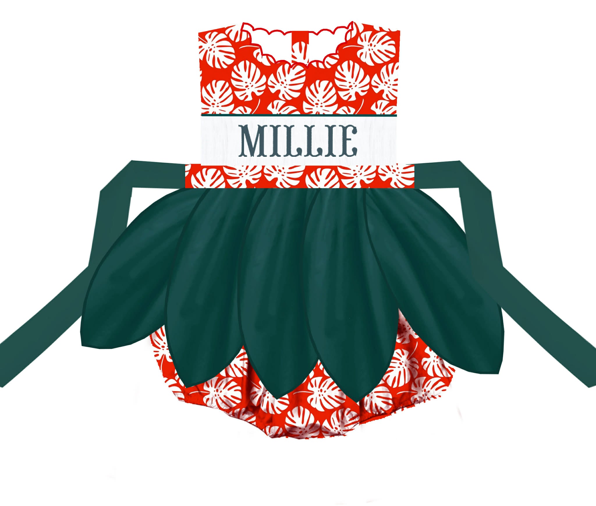 Hand Smocked Pretty As Princess Bubble