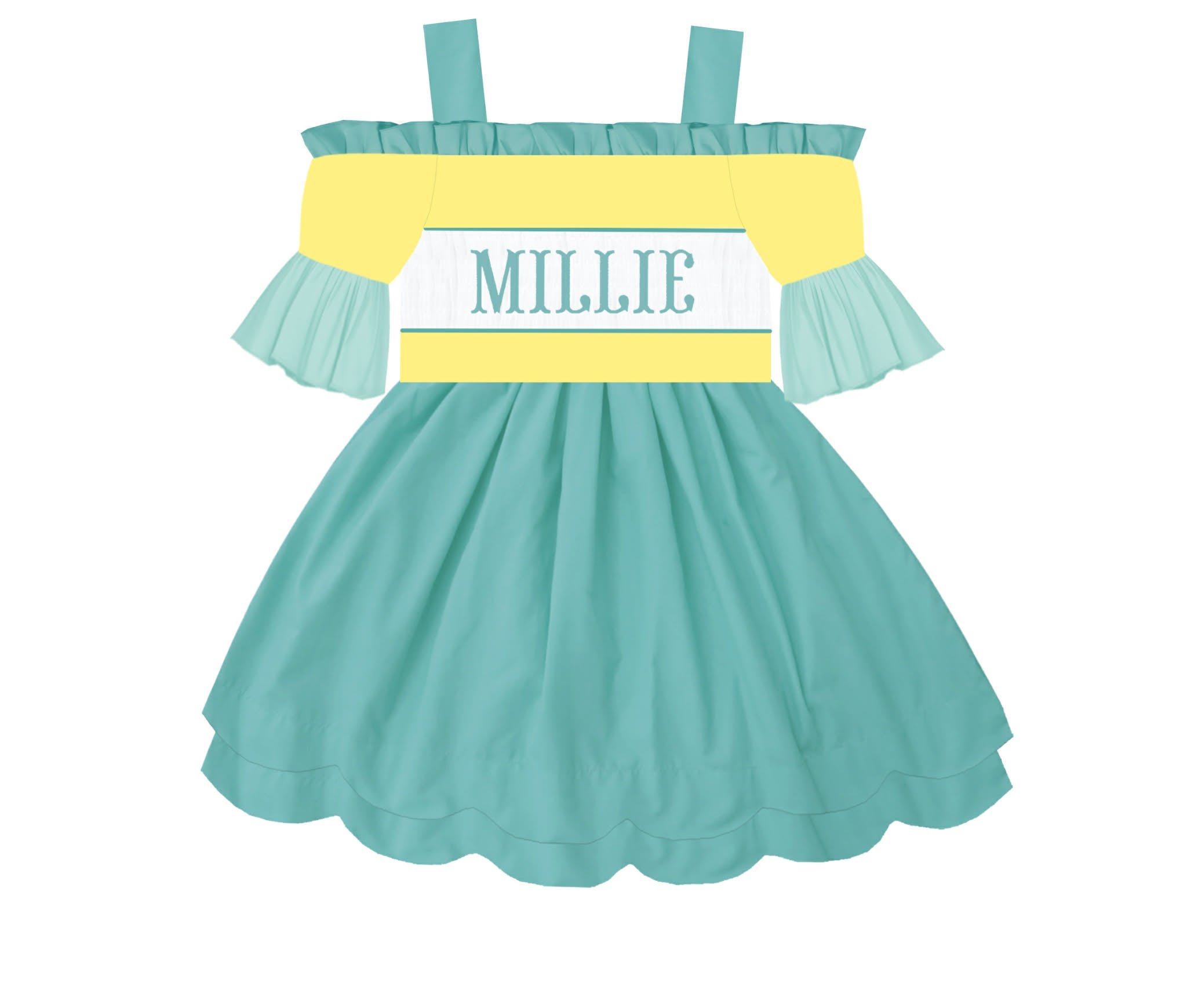 Hand Smock - Pretty as a Princess - Dress