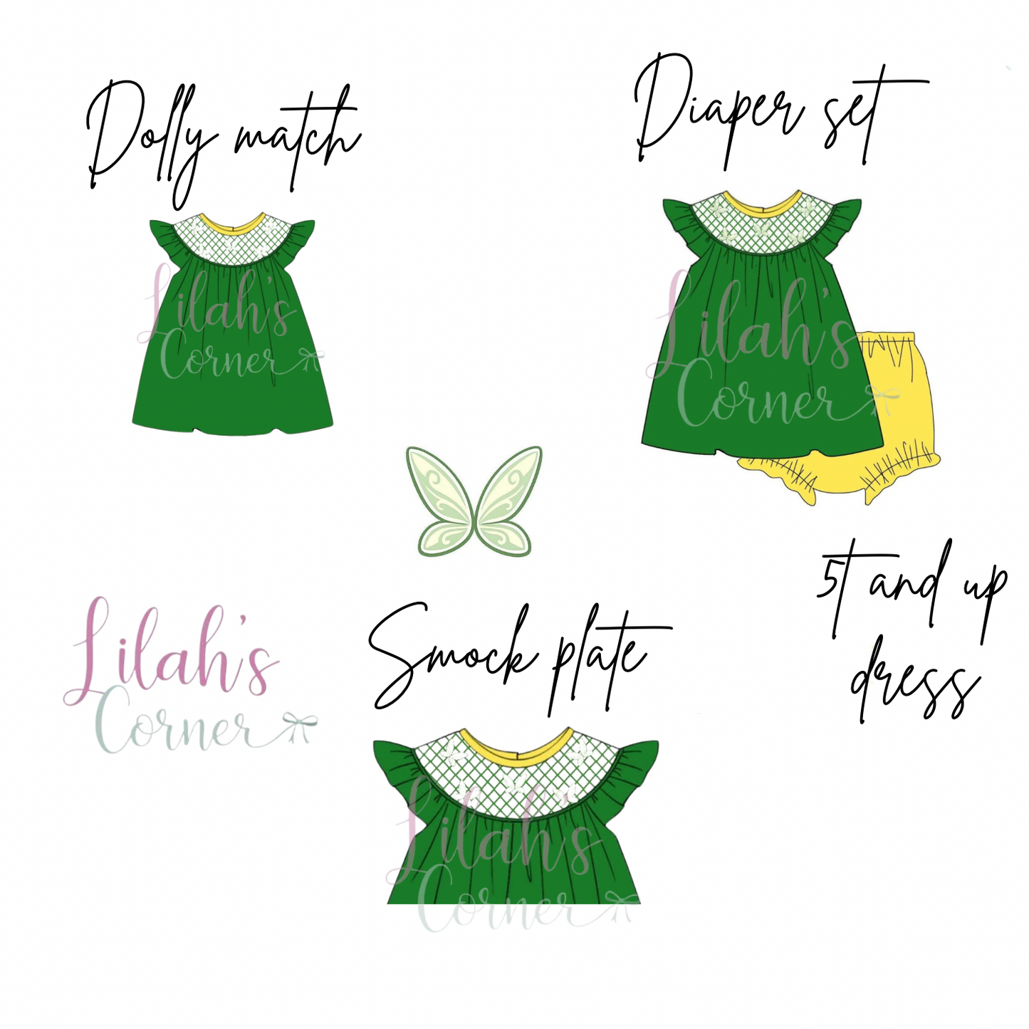 Hand smock everyday princess bloomer set