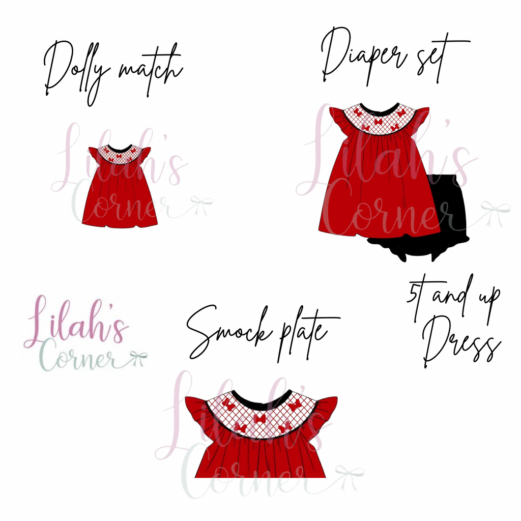 Hand smock everyday princess bloomer set